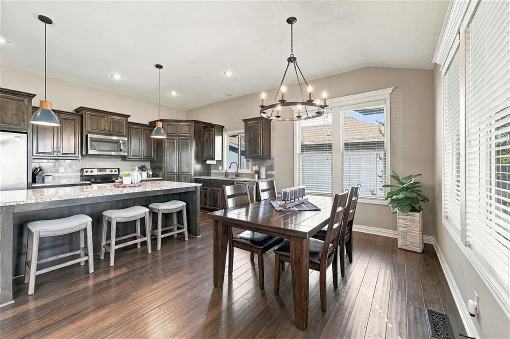 Breakfast nook at 12073 S Pine Street, Olathe, KS 66061