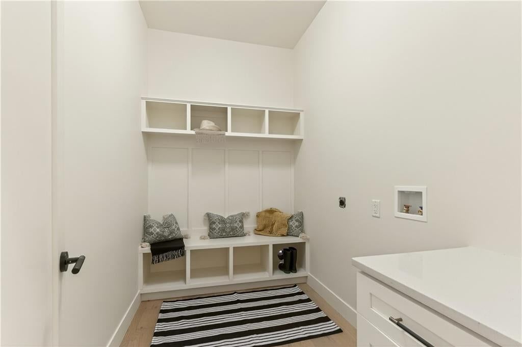 Mudroom built-ins at 1701 NW Duncan Road, Blue Springs, MO 64015