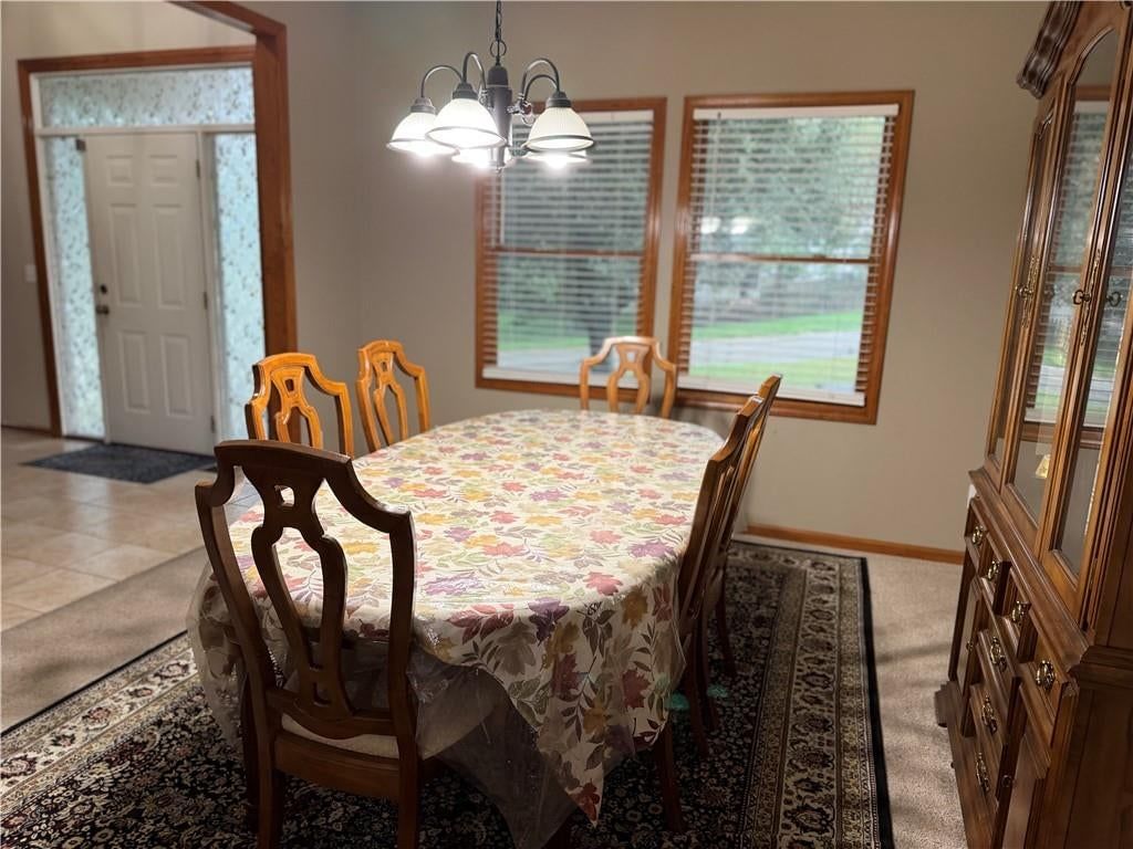 Tile floors at 5904 Albervan Street, Shawnee, KS 66216