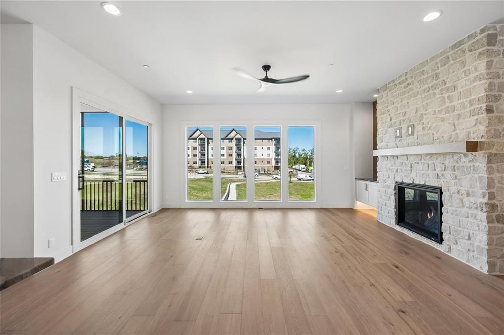 Wall of windows at 13725 Pembroke Lane, Leawood, KS 66224