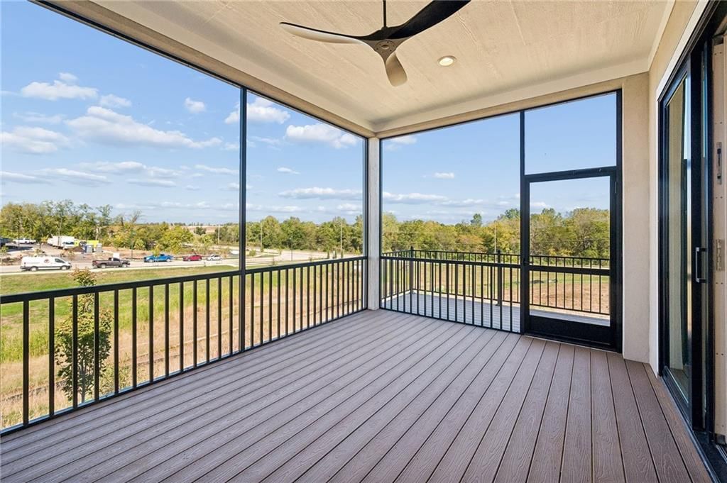 Screened porch and covered patio at 13727 Pembroke Lane, Leawood, KS 66224