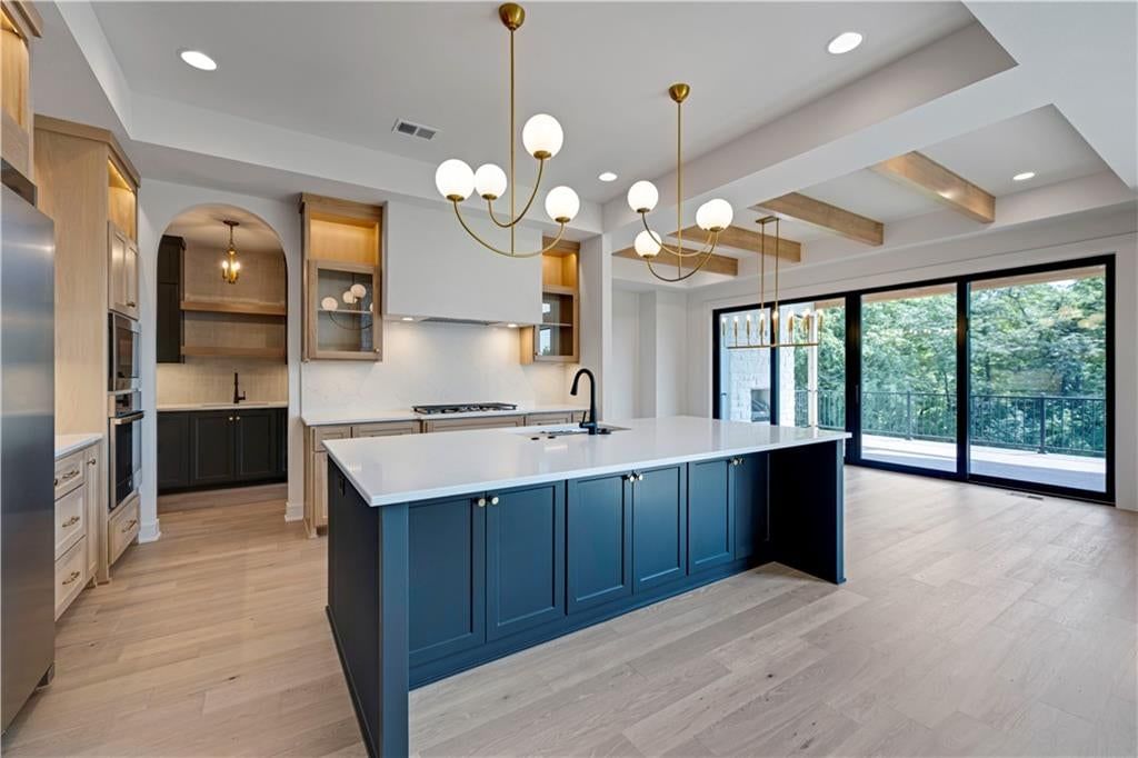 Kitchen island at 11806 W 181st Terrace, Overland Park, KS 66013