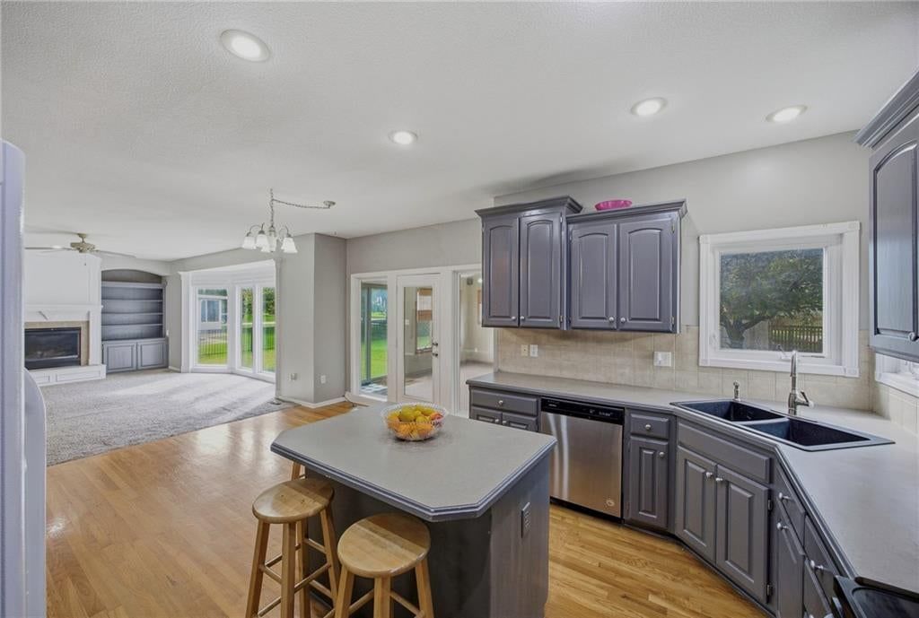 Open floor plan at 361 W Westhoff Place, Gardner, KS 66030