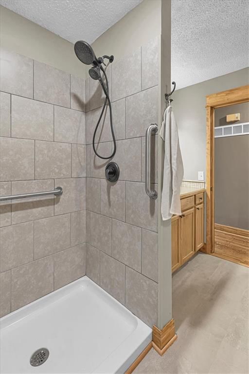 Walk-in shower and tiled shower at 112 W 8th Street, Kearney, MO 64060