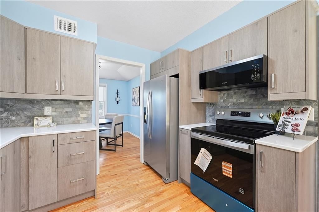 Stainless steel appliances at 6600 Cottonwood Drive, Shawnee, KS 66216