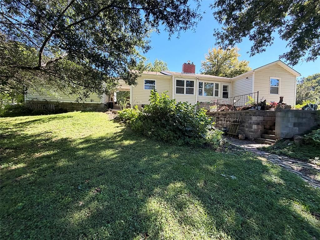 Big backyard at 3690 S Crysler Avenue, Independence, MO 64055