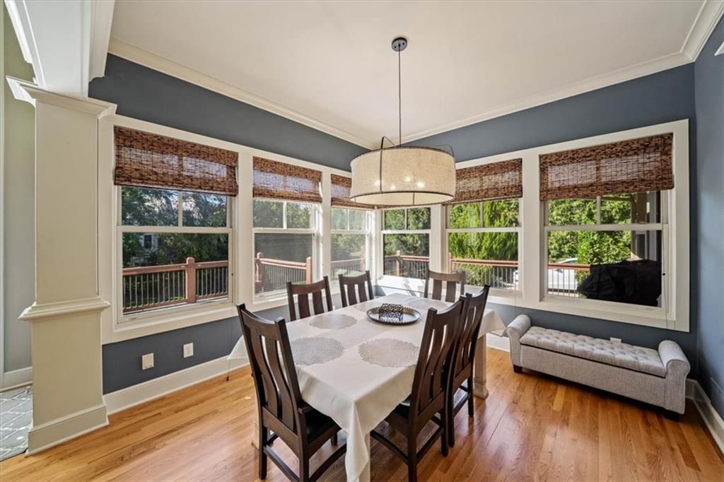 Breakfast nook at 14204 Bluejacket Street, Overland Park, KS 66221