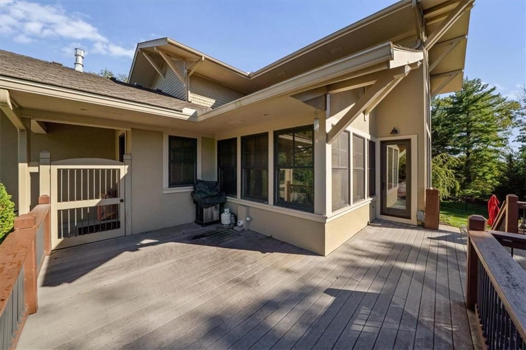 Deck and covered patio at 14204 Bluejacket Street, Overland Park, KS 66221