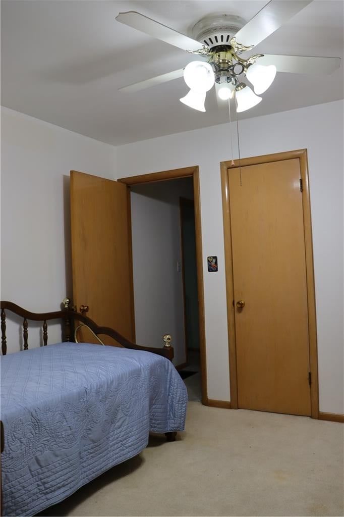 Main-floor primary bedroom at 3600 S Main Street, Independence, MO 64055