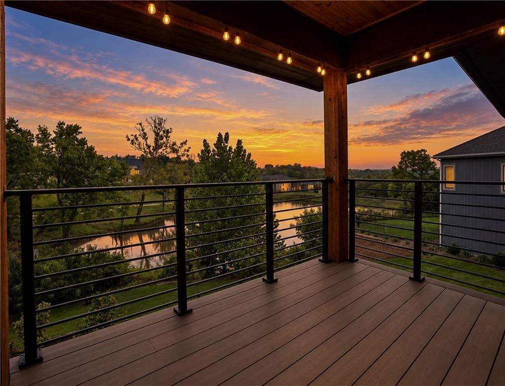 Deck, composite deck and covered patio at 8826 Mc Coy Street, Lenexa, KS 66227