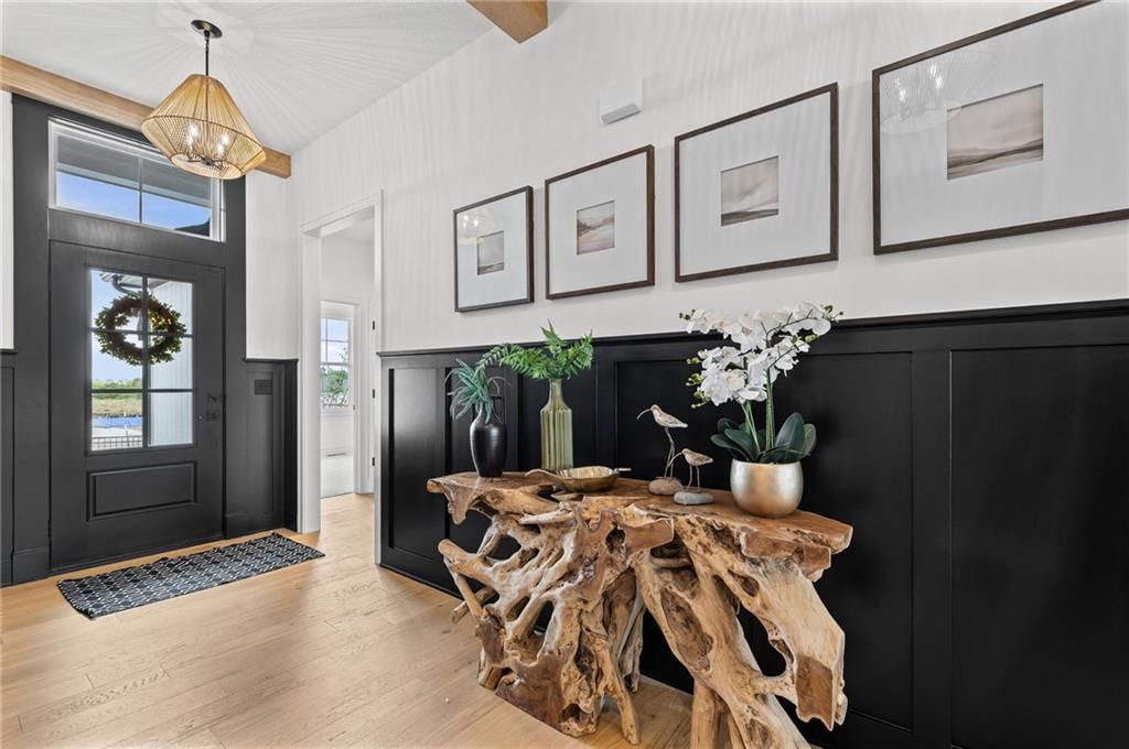 Hardwood floors, wainscoting or board and batten and shiplap / paneling at 18949 W 193rd Terrace, Spring Hill, KS 66083