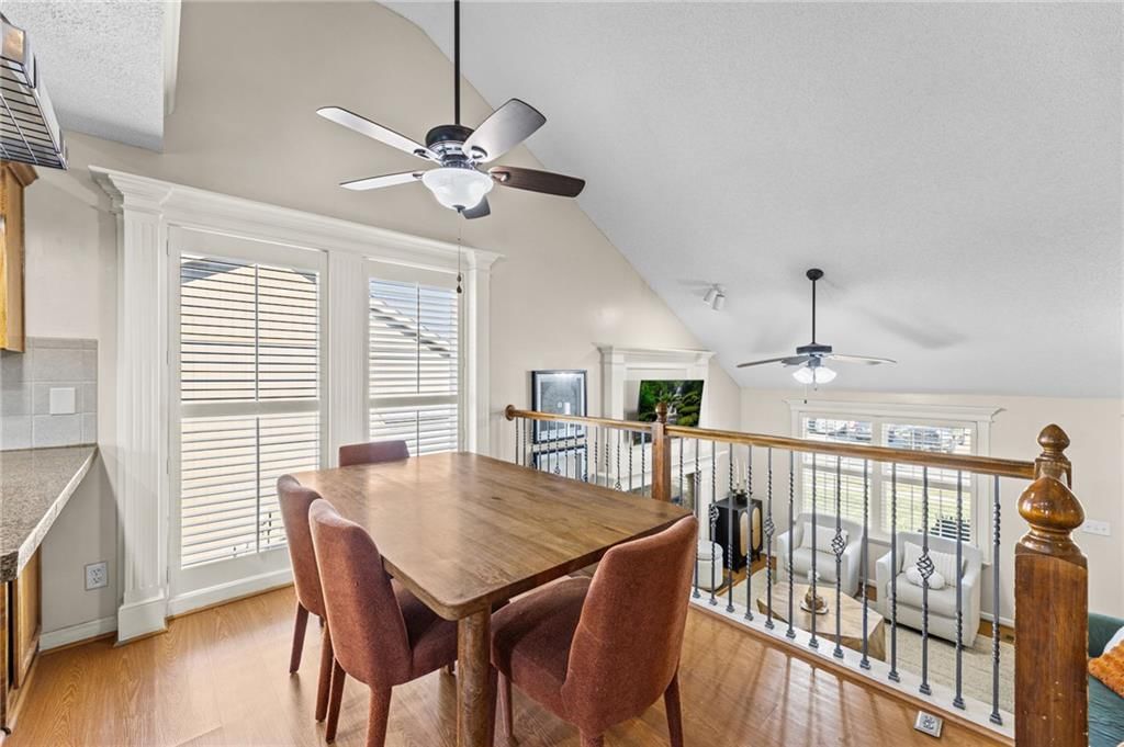 Breakfast nook at 1113 Creekside Court, Raymore, MO 64083