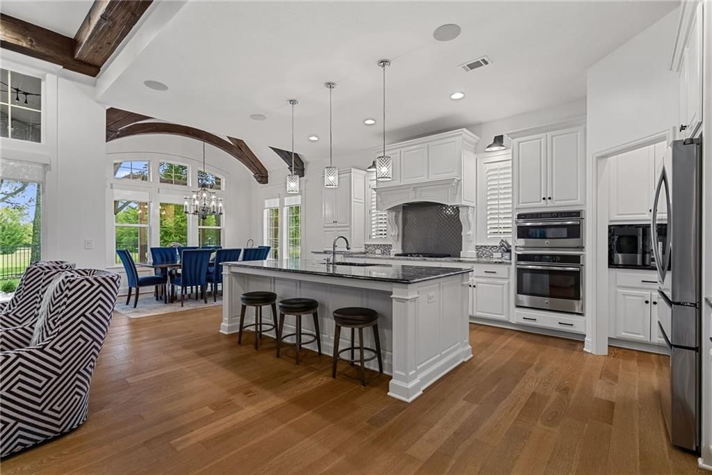 Photo 8: white kitchen cabinets, 24642 W 121st Street, Olathe, KS 66061