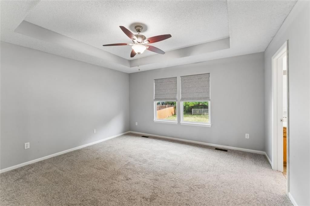 Tray ceiling and carpet at 20556 W 220th Terrace, Spring Hill, KS 66083