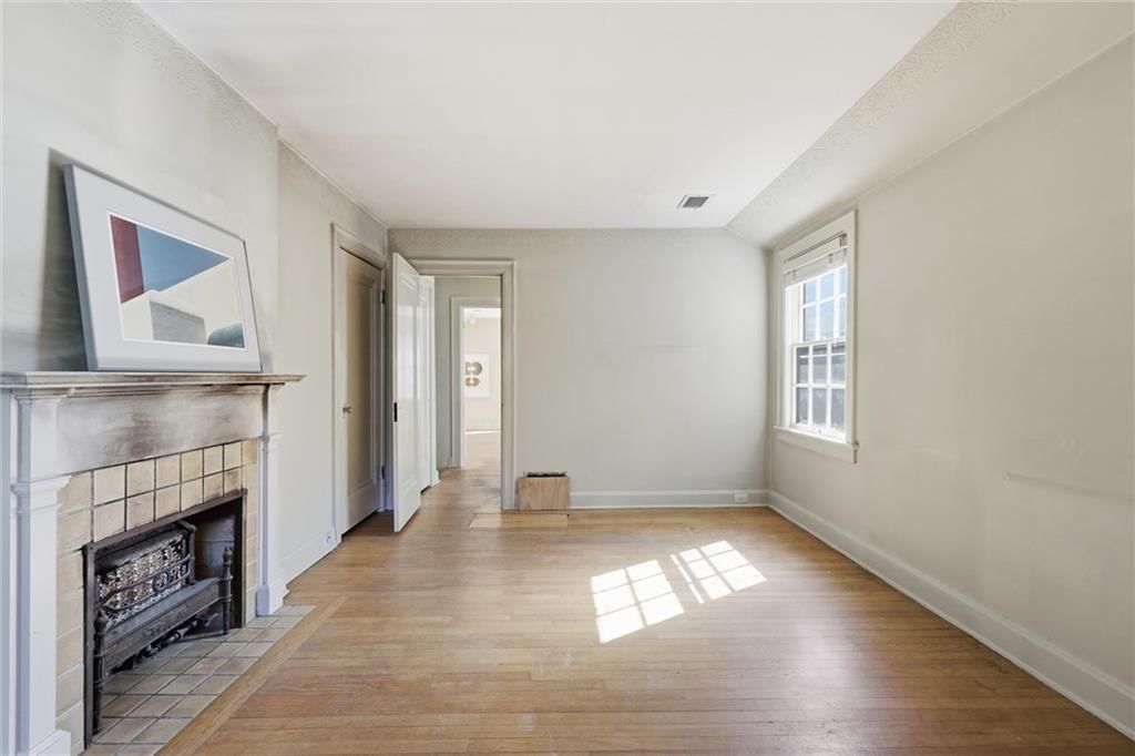Tile fireplace at 2017 W 50th Street, Westwood Hills, KS 66205
