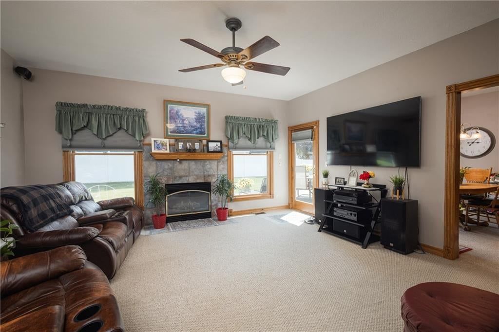 Fireplace at 2607 Quail Street, Harrisonville, MO 64701