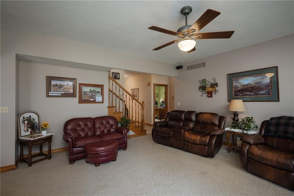 Staircase at 2607 Quail Street, Harrisonville, MO 64701
