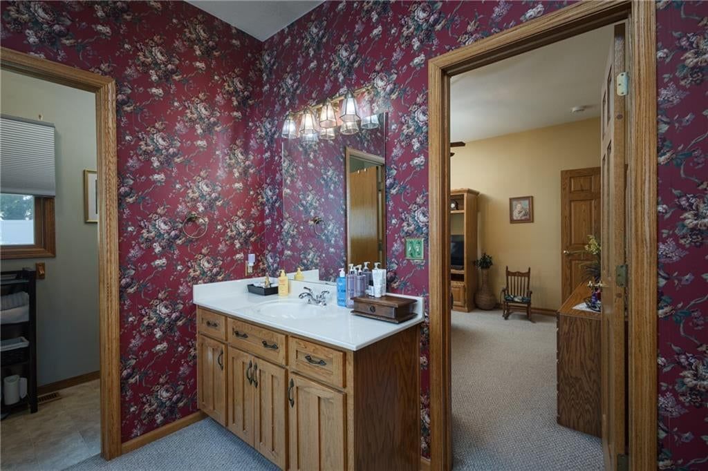 Double vanity at 2607 Quail Street, Harrisonville, MO 64701