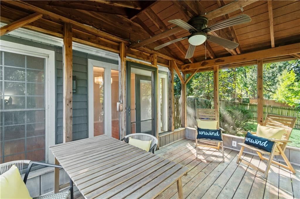 Screened porch and covered patio at 11278 Hemlock Street, Overland Park, KS 66210
