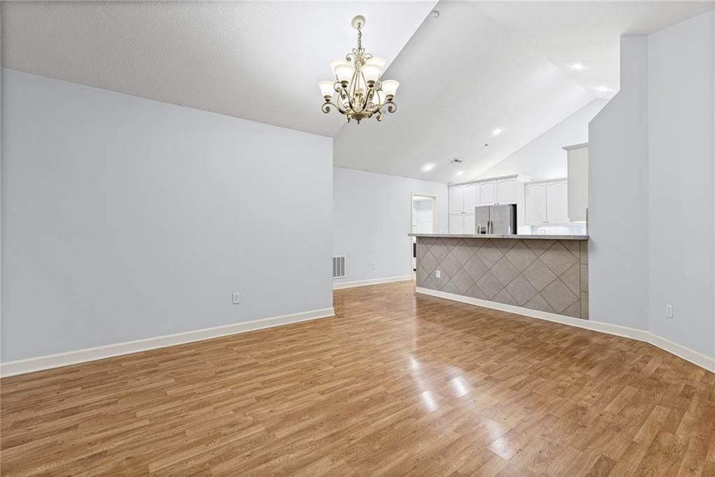 Statement lighting at 7110 Hedge Lane Terrace, Shawnee, KS 66227
