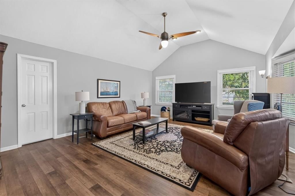 Tall ceilings and wall of windows at 4112 W 69TH Street, Prairie Village, KS 66208
