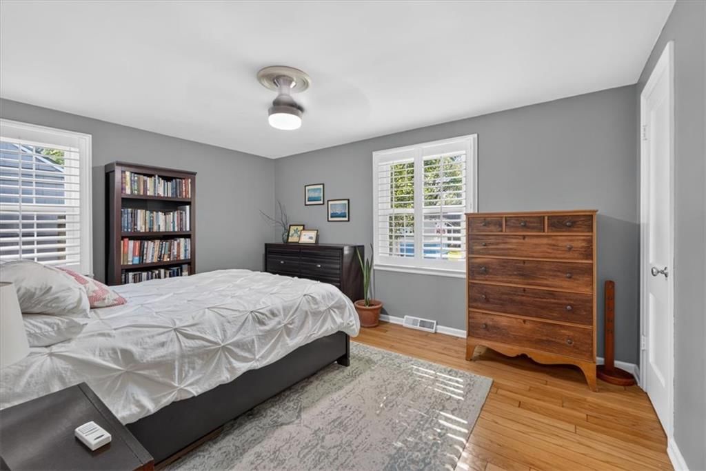 Main-floor primary bedroom at 4112 W 69TH Street, Prairie Village, KS 66208