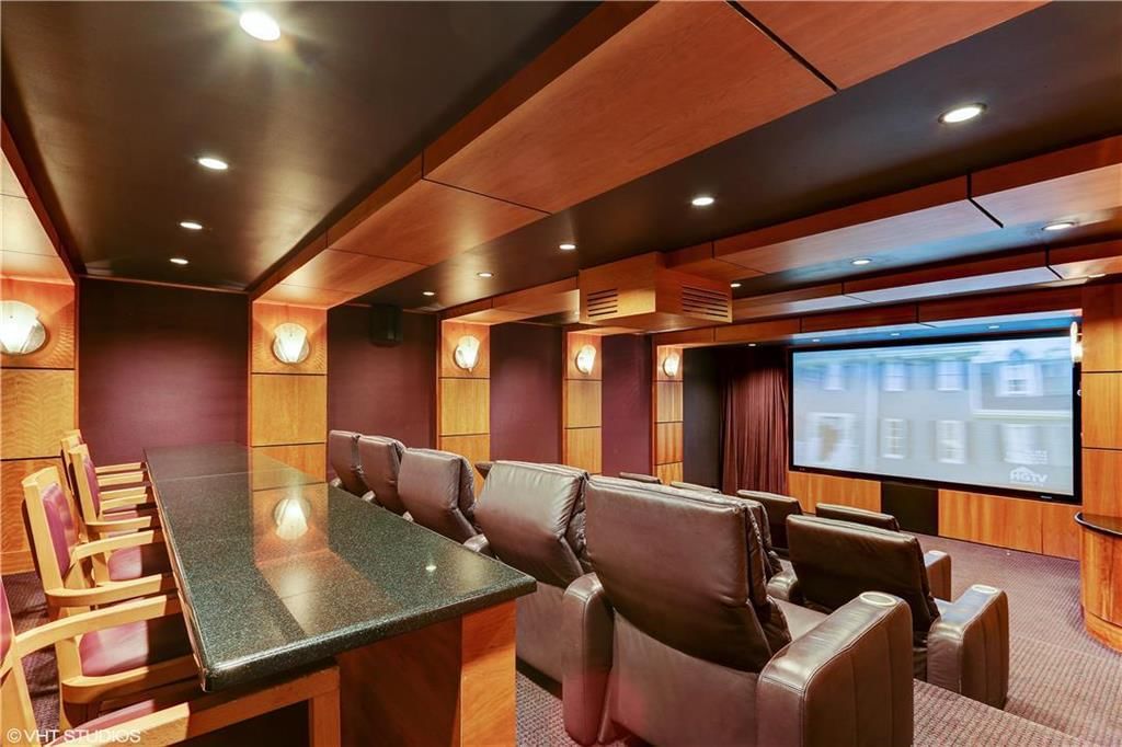 Home theater at 221 W 48th Street #1505, Kansas City, MO 64112