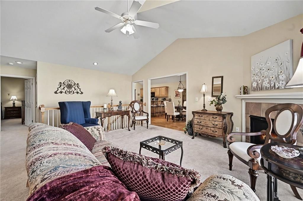 Tall ceilings, wall of windows and white trim at 15212 S Greenwood #2000 Street, Olathe, KS 66062