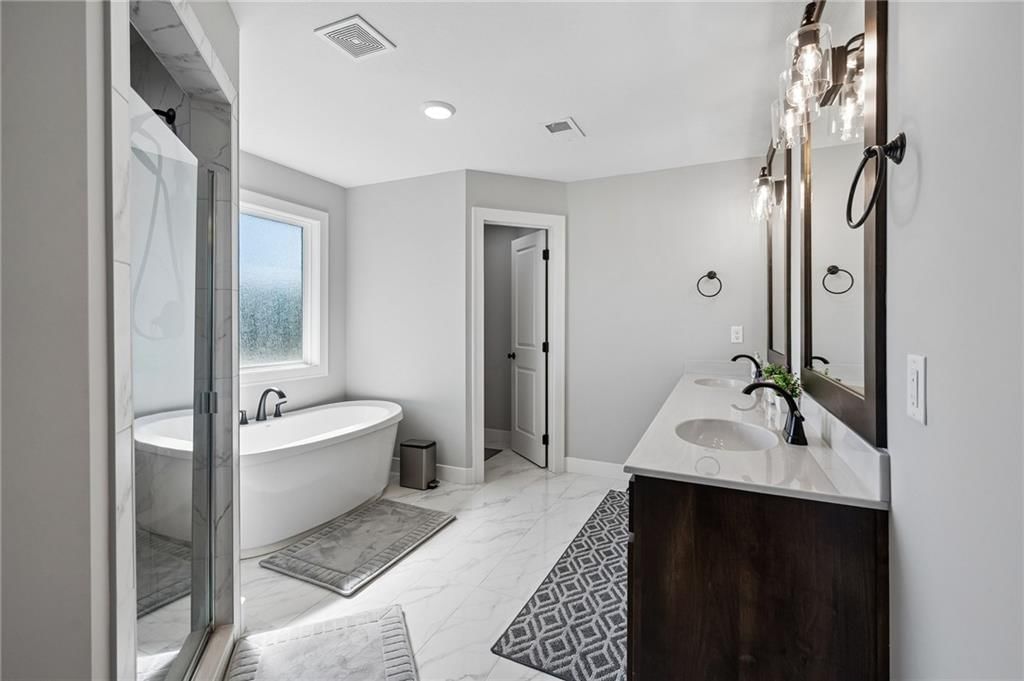 Photo 20: walk-in shower, 13485 W 144th Circle, Olathe, KS 66062