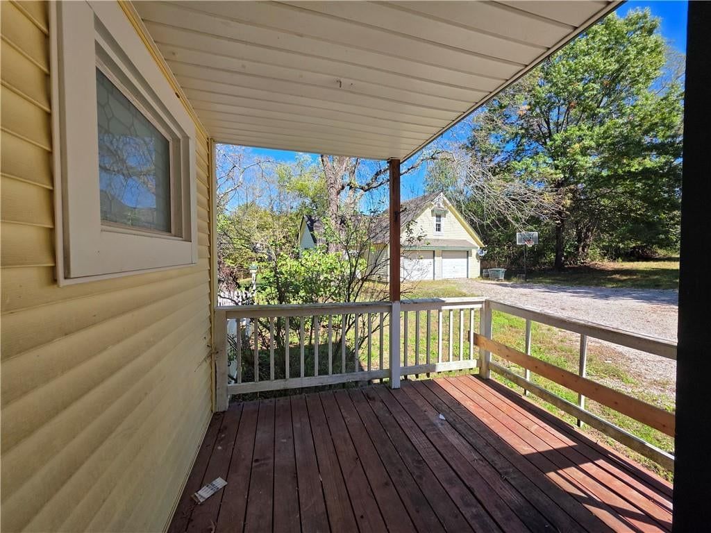 Covered front porch at 16840 W 287th Street, Paola, KS 66071