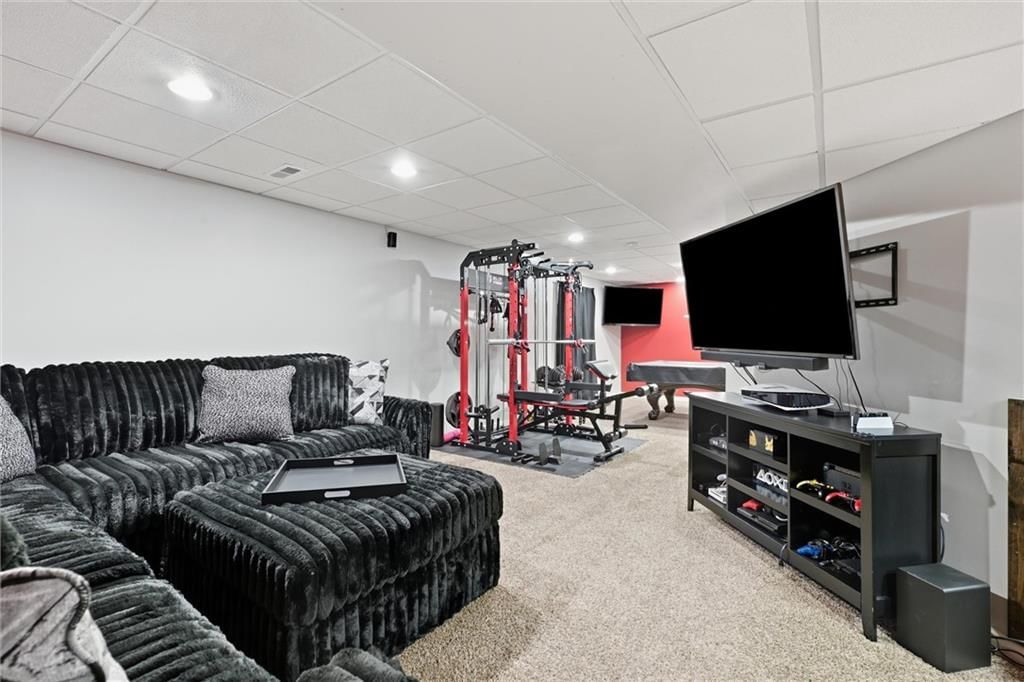 Home gym at 16917 Cross Creek Drive, Belton, MO 64012