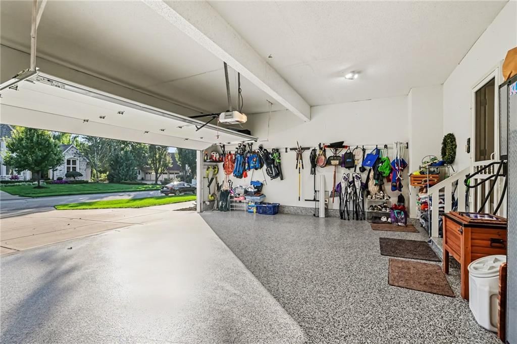 Deck, big backyard and fenced yard at 14104 Kessler Street, Overland Park, KS 66221
