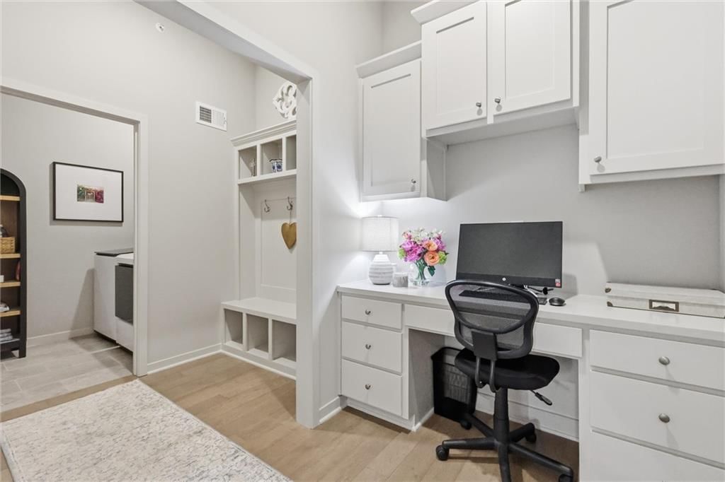 Home office and mudroom built-ins at 21798 W 119th Terrace #1401, Olathe, KS 66061