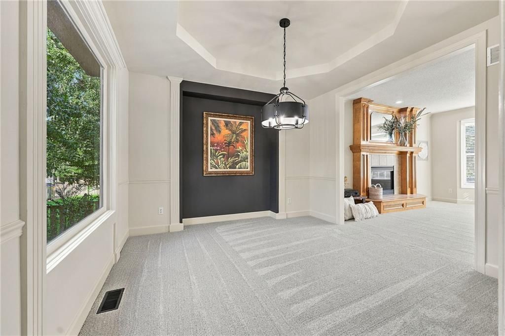 Wainscoting or board and batten and accent wall at 15836 W 153rd Terrace, Olathe, KS 66062