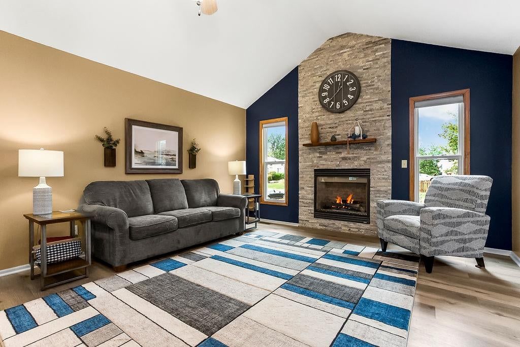 Fireplace at 1107 ELM Circle, Pleasant Hill, MO 64080