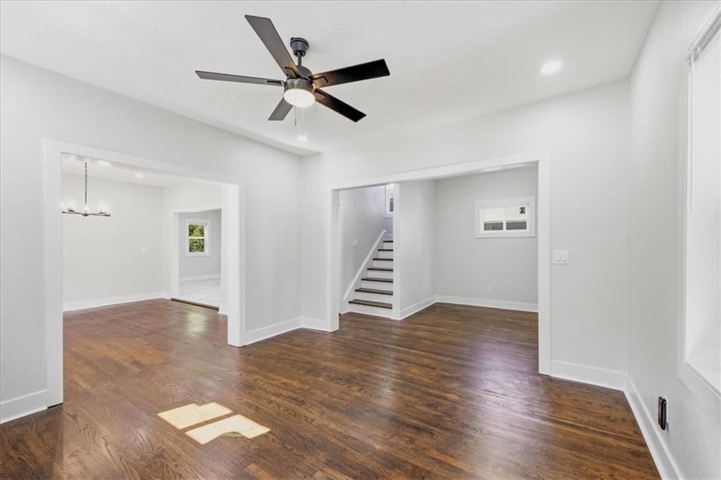 Open floor plan at 3710 Agnes Avenue, Kansas City, MO 64128