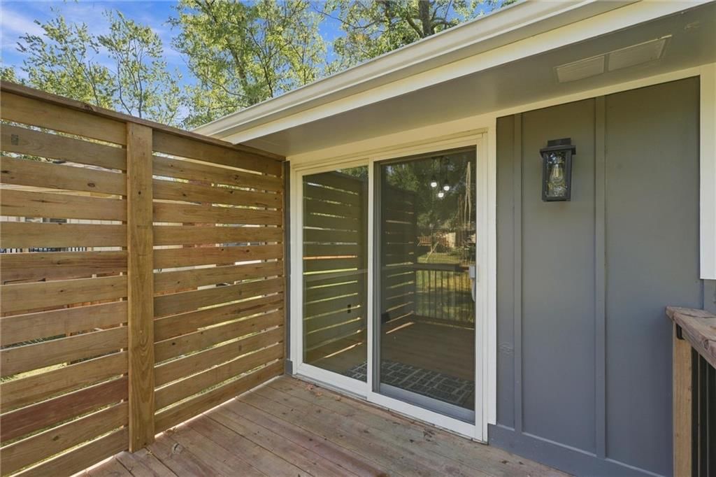 Deck and wood deck at 205 SW Kingscross Road, Blue Springs, MO 64014