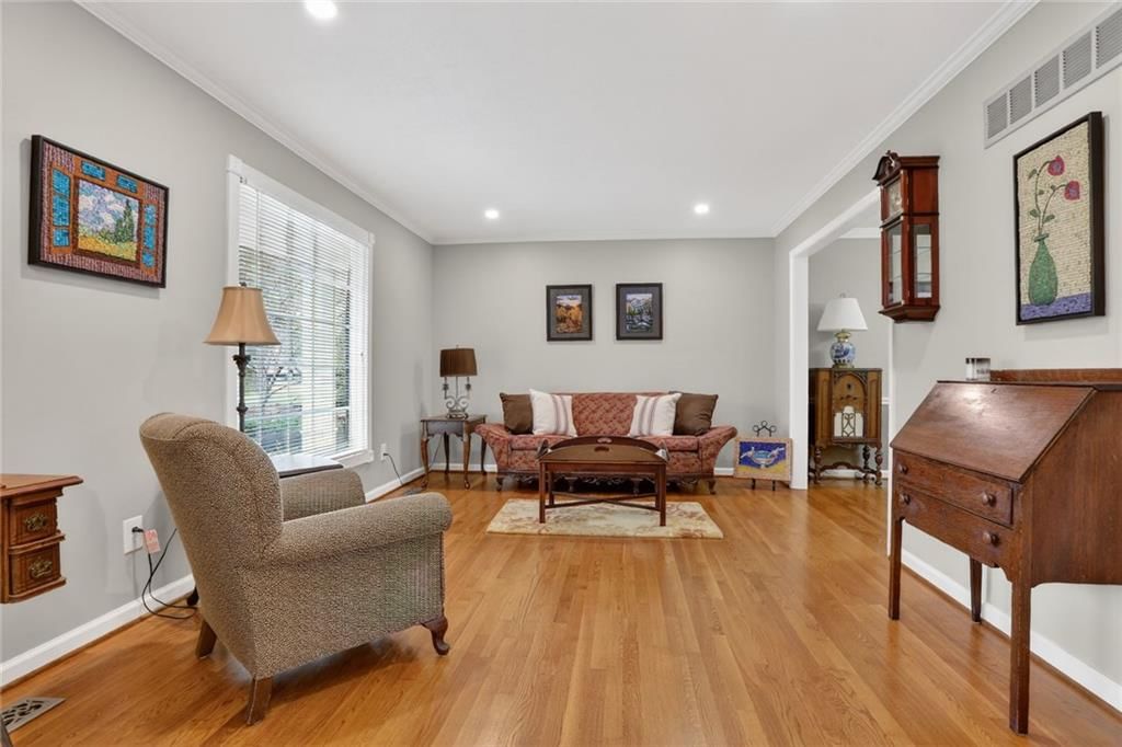 Staircase, wood stair railing and white trim at 14813 W 83rd Terrace, Lenexa, KS 66215