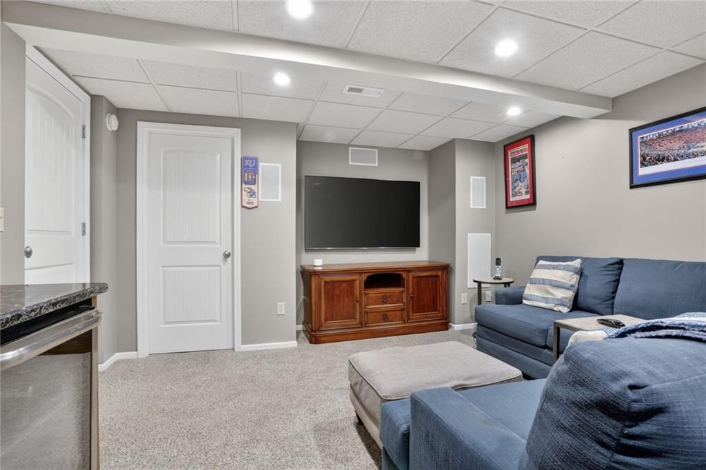 Finished basement at 14813 W 83rd Terrace, Lenexa, KS 66215