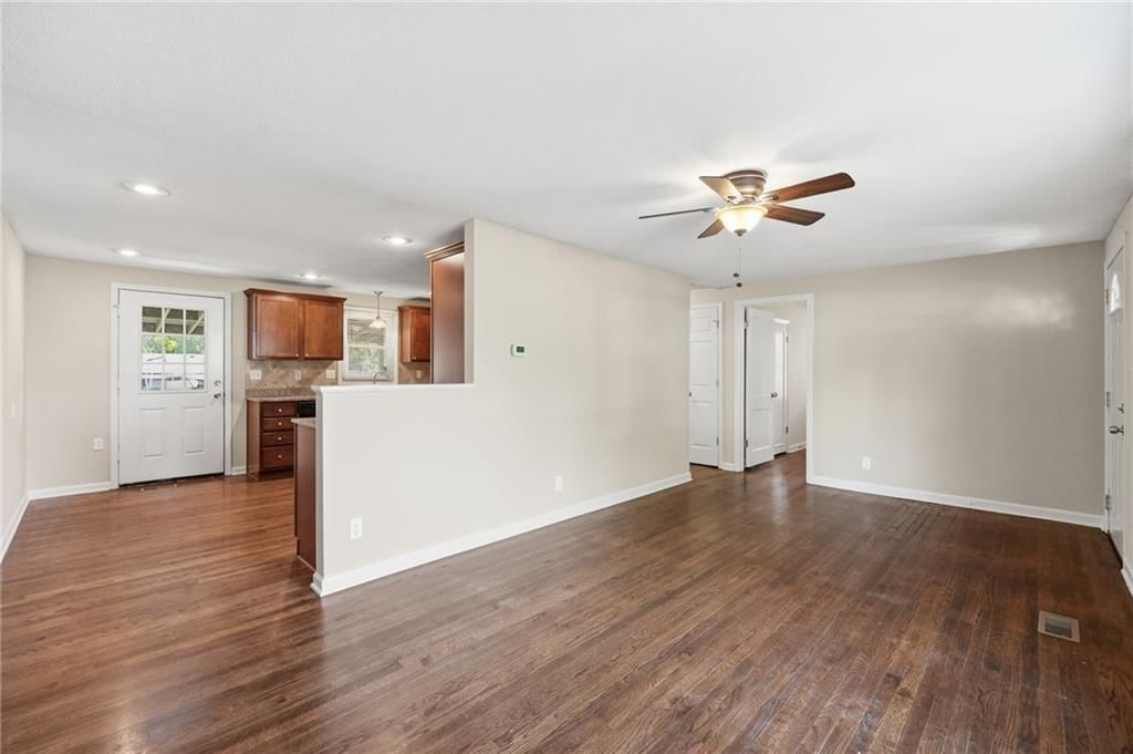 Open floor plan at 7049 Horton Street, Overland Park, KS 66204