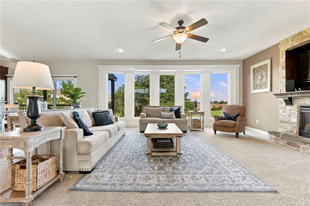 Hardwood floors and beige walls at 17700 NW 130th Terrace, Platte City, MO 64079