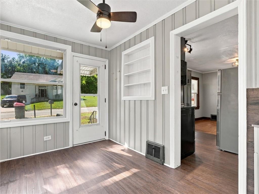 Shiplap / paneling and sunroom at 51 N Emerson Street, Kansas City, MO 64119