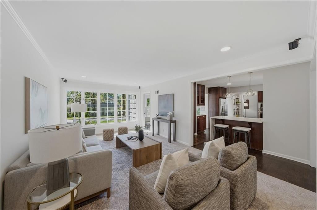 Open floor plan and recessed lighting at 3714 W 61st Terrace, Fairway, KS 66205