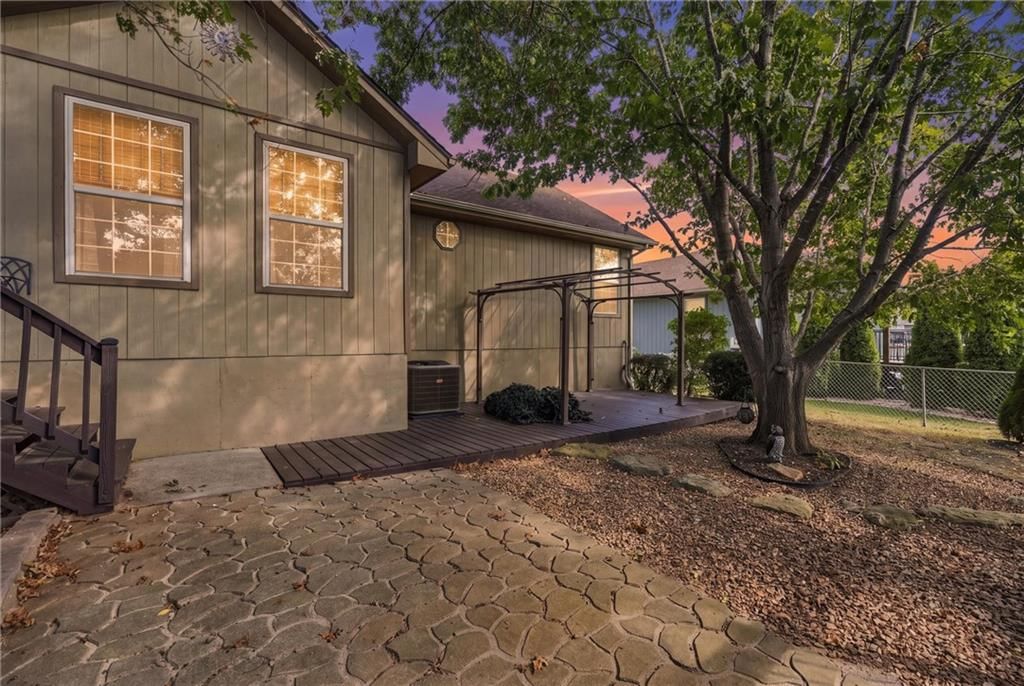 Paver patio at 1302 Deena Street, Pleasant Hill, MO 64080