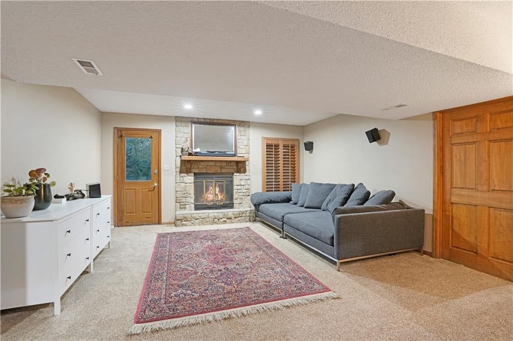 Finished basement at 7955 NW Bridle Parc Lane, Kansas City, MO 64152