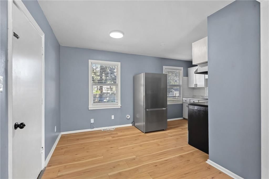 White kitchen, kitchen backsplash and subway tile backsplash at 16618 E Salisbury Road, Independence, MO 64056
