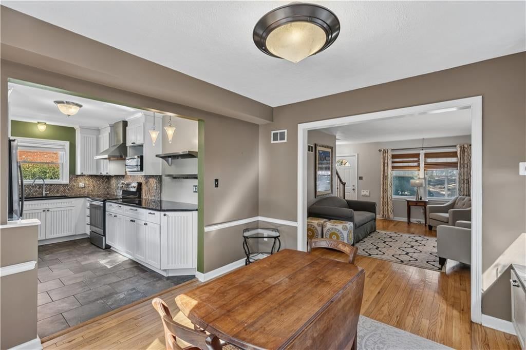 Open floor plan at 635 E 65th Street, Kansas City, MO 64131