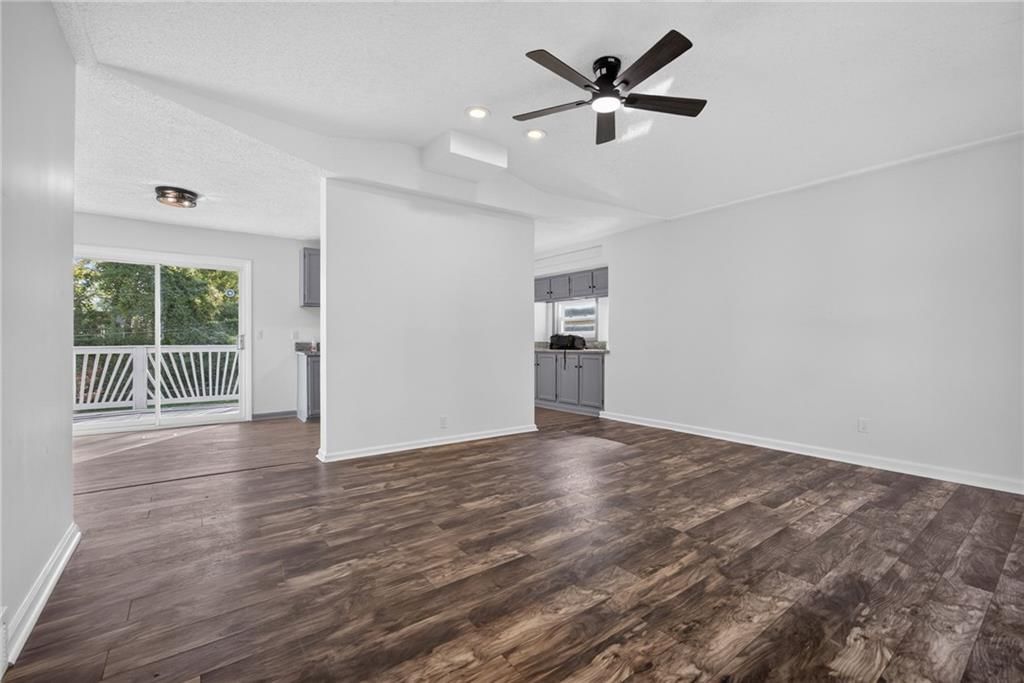 Open floor plan at 4909 N Manchester Avenue, Kansas City, MO 64119
