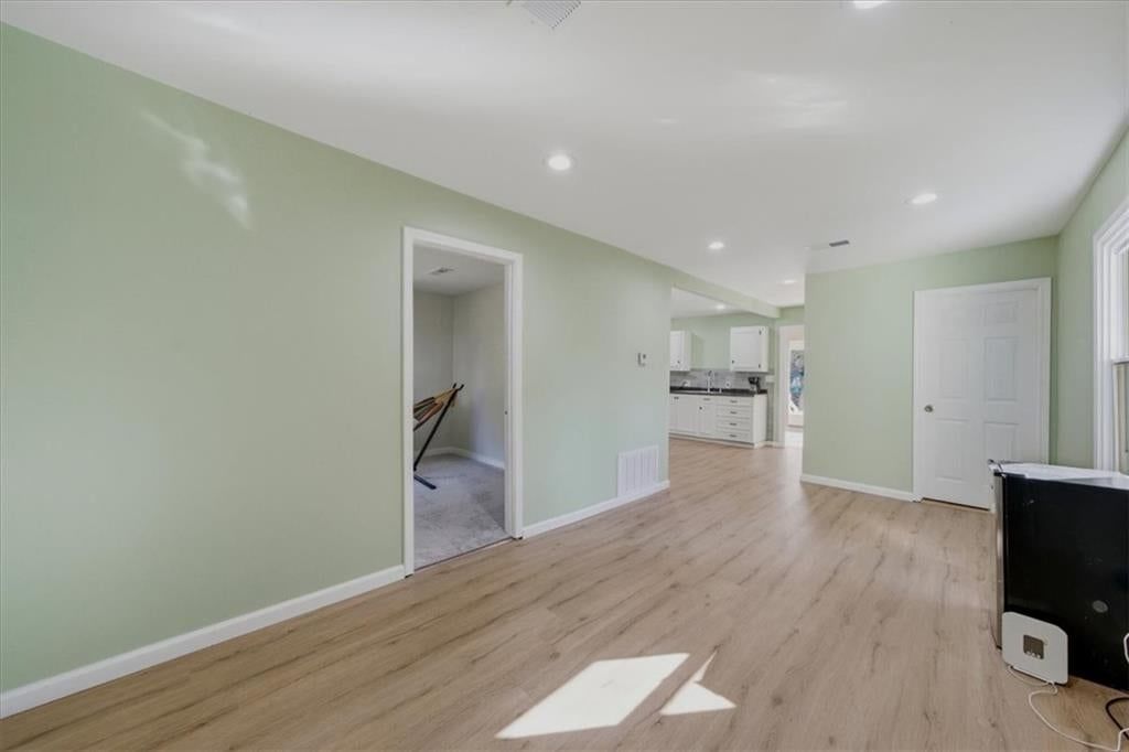 Open floor plan at 4311 Bales Avenue, Kansas City, MO 64130