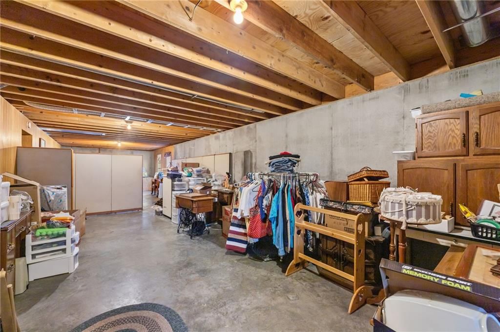Big backyard and flat lot at 39824 W 391st Street, Lane, KS 66042